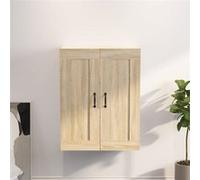 Armoire Murale Suspendue Noir 69,5x32,5x90 cm Étagère Flottante Salon vidaXL