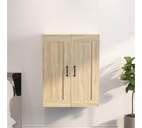 Armoire Murale Suspendue Noir 69,5x32,5x90 cm Étagère Flottante Salon vidaXL