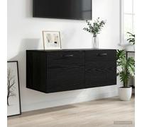 Armoire Murale Suspendue Rangement Salon Chêne Fumé Bois d'Ingénierie vidaXL