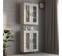 Armoire Murale Suspendue Sonoma Gris 69,5x34x90 cm Suspendue Salon vidaXL