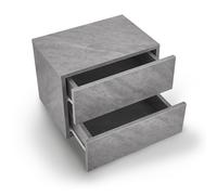 Armoire murale table de nuit suspendue Aspect béton