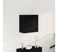 vidaXL Meuble mural Chêne noir 60×31×60 cm – Bois d'ingénierie, étagères, gain de place