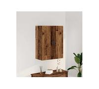 Vidaxl Armoire Murale Vieux Bois 69,5x34x90 Cm Multicolore