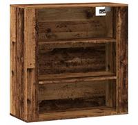 Armoire murale vieux bois 80x33x80 cm bois d ingénierie