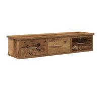 Armoire murale vieux bois 88x26x18,5 cm bois d ingénierie