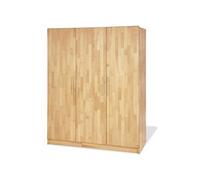 Armoire enfant - PINOLINO - Natura - 3 portes - Bois massif huilé