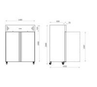Armoire Négative 1300 L Série Star GN 1/1 AFI Collin Lucy