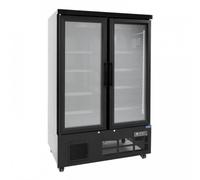Armoire négative 744 Litres, 2 portes vitrées battantes, Noire, 1,1 KW, 220 V - MONO