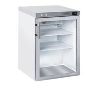 Armoire négative à spiritueux vitrée 140 L Blanche - Casselin