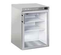 Armoire négative à spiritueux vitrée 140 L Inox - Casselin