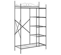 Armoire ouverte moderne - vidaXL - Design rectangulaire - Grand espace de rangement - Cadre en métal - Finition mate