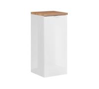 Armoire panier à linge Elise White - 35 x 35 x 80 cm - Meuble bas