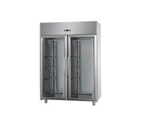 ARMOIRE PÂTISSIERE 2 PORTES VITREES NEGATIVE VENTILE 1400 LITRES