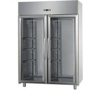 ARMOIRE PÂTISSIERE 2 PORTES VITREES NEGATIVE VENTILE 1400 LITRES