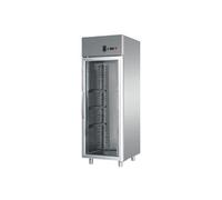 Armoire pâtissière positive ventilée 1 porte vitrée 700 litres Gris