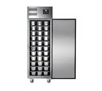 Armoire pâtissière ventilée négative 800 Litres 10 x (L)600 × (P)800 mm ou 33 bacs de 4 Litres sur roulettes 600 W 220 V - M