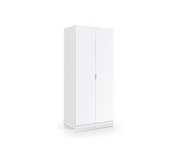 Armoire penderie ELOAH L82 x H180cm - Blanc