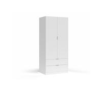 Armoire penderie FANNY L81 x H180cm - Blanc