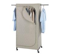 - Armoire penderie tissu Balance - L. 75 x H. 160 cm - Taupe - Balance