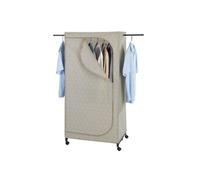 - Armoire penderie tissu Balance - L. 75 x H. 160 cm - Taupe - Balance