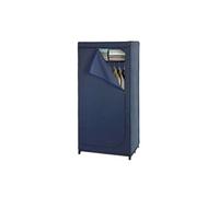 Armoire Penderie Tissu Business - L. 75 X H. 160 Cm - Bleu Bleu