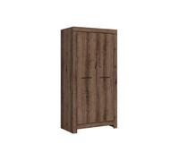 Armoire Placard à deux portes, coloris Chêne marron foncé- Longueur 98 x Profondeur 55 x Hauteur 195 cm