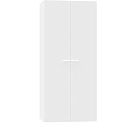 Armoire placard - meuble de rangement coloris blanc - Hauteur 180 x Longueur 79 x Profondeur 52 cm