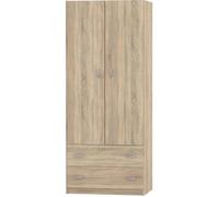 Armoire placard - meuble de rangement coloris Cambrian - Hauteur 180 x Longueur 74 x Profondeur 50 cm