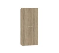Armoire placard / meuble de rangement coloris cambrian - Hauteur 180 x Longueur 79 x Profondeur 52 cm -PEGANE- cambrian