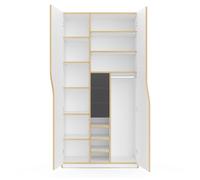 Armoire Plane 100x60x200cm attirail 6 WxHxD 100x200x60cm