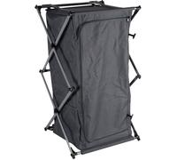 Armoire pliante camping 53x49cm hauteur 95cm - 2 étagères gain de place