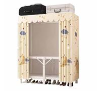 Armoire pliante - Solution de rangement en tissu Oxford durable avec cadre en tube d'acier - Aucune installation nécessaire pour l'organisation de la maison