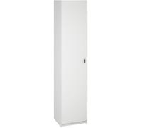 Armoire polyvalente coloris blanc - Hauteur 180 x Longueur 40 x Profondeur 35.6 cm