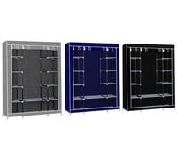 Armoire portable de rangement de la marque Herzberg : Bleu