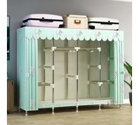 Armoire portable en toile pour chambre à coucher, armoire en tissu, grand espace de rangement, grandes armoires pour chambre à coucher, durable, avec rail de suspension, E, 103 x 45 x 170 cm