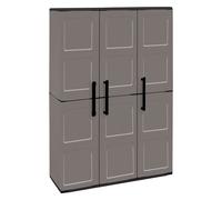 Armoire Porte-Balai pour Extérieur Polypropylène cm102x37x163 Avec Étagères