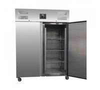 Armoire positive 1400 Litres 2 portes GN2/1 Inox, Tropicalisée