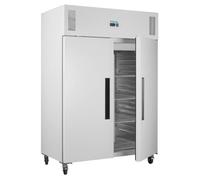Armoire positive ventilée 1200 Litres PRO Écoénergétique, 2 portes GN 2/1, blanche