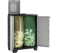 Keter 9736000 Armoire de recyclage Split Premium 68x39x92 cm gris