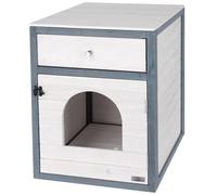 Kerbl Armoire à litière pour chat Ida 58x45x60 cm Blanc/Bleu