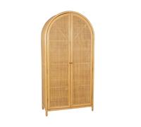 Armoire pour enfant bohème rotin naturel et cannage arlo rotin naturel TU