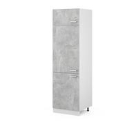 Vicco Armoire pour frigo R-Line, Béton, 60cm