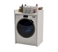 Armoire pour lave-linge Armoire de salle de bains Meuble de salle de bains Étagère pour lave-linge 66x95x62 Blanc