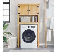 Vidaxl Armoire Pour Machine À Laver Salle De Bain Corona Pin Massif