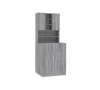 vidaXL Armoire pour machine à laver Sonoma gris Bois d'ingénierie 3120183