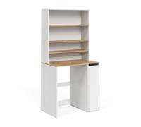 armoire pour machine à laver Viktor, 93.6x88.2cm 2 pièces avec étagère, Blanc/Chêne Artisan, Vicco 61403