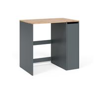 Vicco Armoire pour Machine à Laver Viktor Anthracite/chêne doré 93.6x88.2