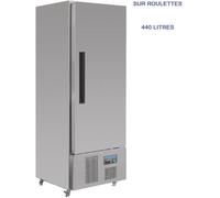 Polar Réfrigérateur commercial à porte simple en acier inoxydable 440 l