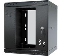 Stalflex Serveur Armoire Réseau 10 Pouces 6U 300mm Standard - Acier Robuste - Racks pour Ordinateur et Serveur - Armoire Informatique Compatible avec Serveur Rack et Baie de Brassage