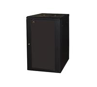 Armoire Rack 19" 20 unités murales (A) 995X (L) 600 X Profondeur 450 mm Couleur Noir Porte Verre
